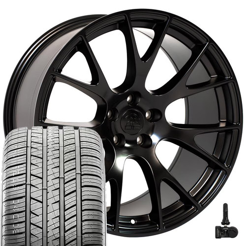 Satin black 20x10 hellcat - satin,
