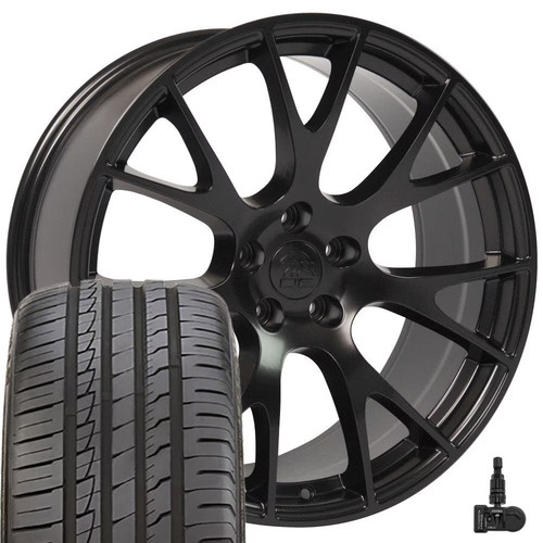 20x9 satin black wheels - satin,